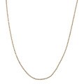 14k Yellow Gold 18-inch Diamond-cut Ball Chain (1 mm)