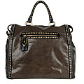 Prada Glace Calf Stud Briefcase