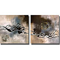 Laurie Maitland 'Watery Hollow I & II' 2-piece Unframed Canvas Art Set