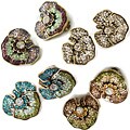 Sweet Romance Pave-set Crystal 'Pansy' Earrings