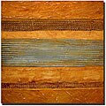 abstract Art Title Generator Michelle Calkins 'Earth Layers Abstract II' Canvas Art