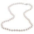 DaVonna White Cultured Akoya Pearl 20-inch Strand (6.5-7 mm)