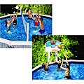 Pool Jam Above-ground Volleyball/ Basketball Combo