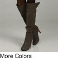 N.Y.L.A. Women's 'Retusa' Leather Knee-high Boots