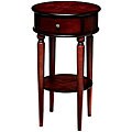 Antique Mahogany Finish Round Side Table