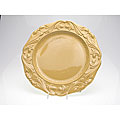 Certified International Firenze Gold 16-inch Round Platter
