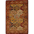 Handmade Heritage Bakhtiari Multi/ Red Wool Runner (2'3 x 4')