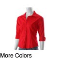 Journee Collection Women's 3/4 Sleeve Blouse