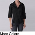 Journee Collection Women's 3/4 Sleeve Blouse
