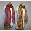 Himalaya Trading Company Camouflage Print Silk Blend Shawl