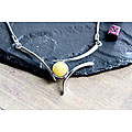 Free indicative facts on Handmade abstract Cow Sterling Silver Milky Baltic Amber Abstract Necklace (Poland)