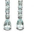 Sterling Silver Aquamarine Drop Earrings