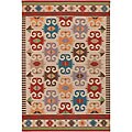 Information that is related to Kaleen rug Hand-woven Kaalein Tan Wool Rug (2' x 3')