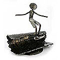 Free efficient info on Parts Jukebox Patrick Recycled Auto Part 'Rustic Surfer' Statuette (Mexico)