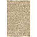 Hand-woven Chapra Bleached Jute Rug (3'6 x 5'6)