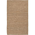 Hand-woven Chapra Bleached Jute Rug (3'6 x 5'6)
