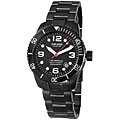 Golana Swiss Men's 'Aqua Pro 200' Black Stainless Steel Watch