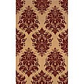 Nolita Burgundy New Zealand Wool Rug (2'6 x 8')