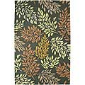 Handmade Aurora Fall Foliage Wool Rug (4' x 6')