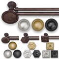 Your Look Double Medallion 38- to 72-inch Rod Set