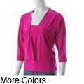 S Max by Adi Designs Women's Solid Top Set