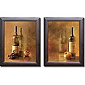 Fletcher Crossman 'Sunset Wine I & II' 2-piece Framed Art Set