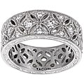 Tacori IV Sterling Silver Cubic Zirconia Eternity Band