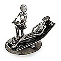 Iron 'Rustic Psychotherapist' Statuette (Mexico)