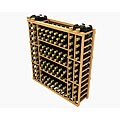 Free correlative guidepost for custom graffiti belts WholeCellar Stackable Case 128-bottle Wine Rack