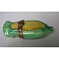 Limoges Hand-painted Porcelain Corn on the Cob Box