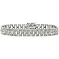 Sterling Silver 1ct TDW Diamond Brick Design Bracelet (J-K, I3)