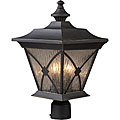 Rutland Square 1-light Hazelnut Bronze Outdoor Post Light