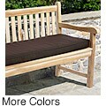 Outdoor 48" Bench Cushion with Sunbrella Fabric - Textured Neutral