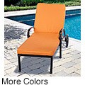 Outdoor 25-inch Chaise Lounge Cushion with Sunbrella Fabric
