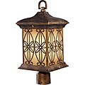 Mission Hollow 1-Light Hazelnut Bronze Outdoor Pier Mount Light