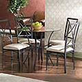 Willowgate Glass Dining Table and 4-piece Black Chair Set