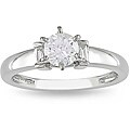 14k White Gold 1/2ct TDW Diamond Engagement Ring (G-H, I1-I2)