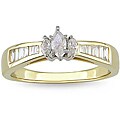 14k Yellow Gold 1/2ct TDW Diamond Engagement Ring (G-H, I1-I2)