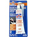 Permatex 80050 3-oz Clear Silicone Adhesive Sealant