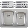 Ticor Stainless Steel 18-gauge Overmount Kitchen Sink