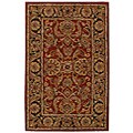 Hand-tufted Caspian Red Wool Rug (3'6 x 5'6)