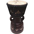 Handcrafted 'Adowa' Djembe/ Bongo Drum (Ghana)