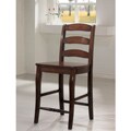 Laderback 24-inch Bar Stools (Set of 2)
