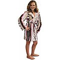 Childrens Microluxe Delia Hooded Short Bath Robe
