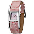 Joy Women's Cuadrods Pink Leather Watch