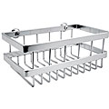 Concinnity 9-inch Polished Chrome Deep Square Shower/ Bath Rack