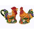 Free useful truths for sugar and creamer set Morning Rooster Hand-painted 2-piece Sugar and Creamer Set