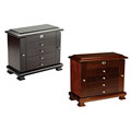 Wooden Jewelry Box with Lock and Key
