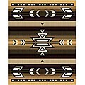 Berber Southwestern Beige Stripe Rug (4' x 6')