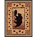 The Lodge Two Bears Southwestern Rug (4' x 6')